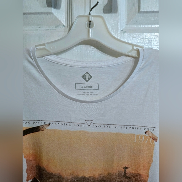 Cotton On Men's Size XL White Tshirt - Picture 2 of 3
